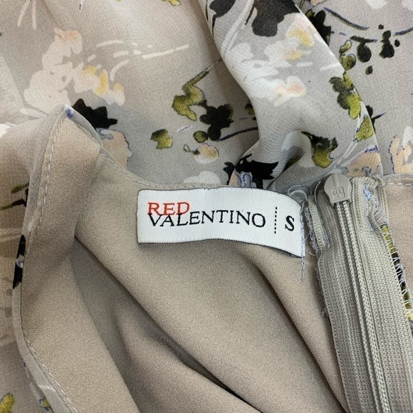 RED Valentino Cottagecore Microfloral Dress 825 - Picture 8 of 14